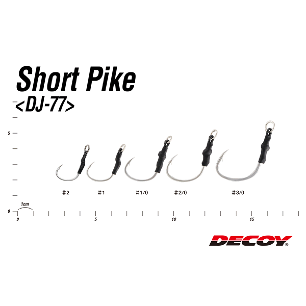 DECOY SHORT PIKE #2/0 DJ-77 (4 pcs/pack) TIN
