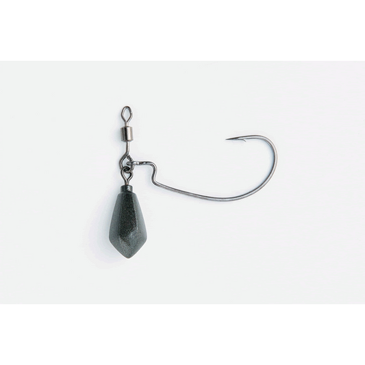 DECOY ZERO DAN HEAVY #1/0 - 9g Worm317 (2 pcs/pack) NS BLACK fishing terminal tackle — photo 2