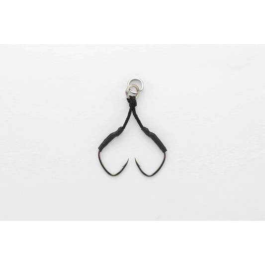 DECOY LIGHT GAME TWIN #4 DJ-93 (2 pcs/pack) NS BLACK fishing terminal tackle — photo 2
