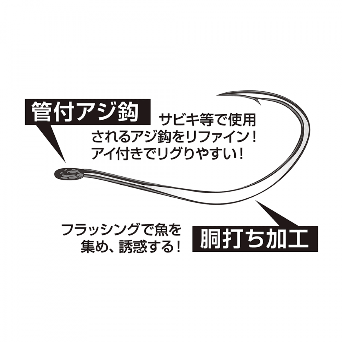 DECOY FLASHIN’ HOOK M MG-5 (10 pcs/pack) W NICKEL - Britannic Trade