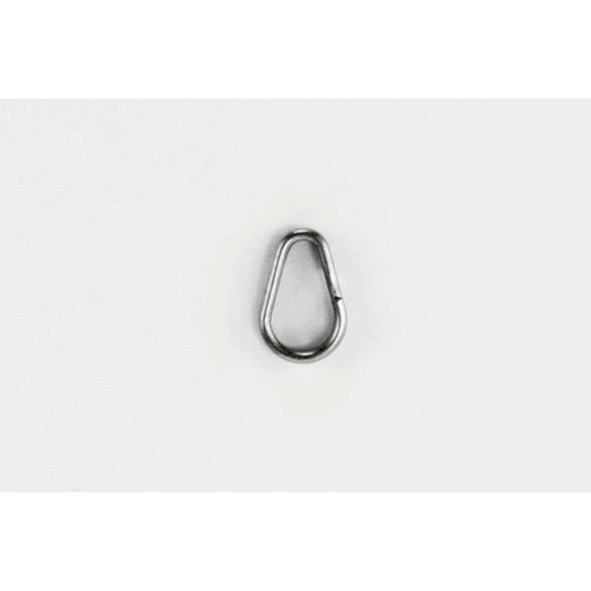 DECOY EGG RING #2 R-10 (12 pcs/pack) SILVER fishing terminal tackle — photo 2