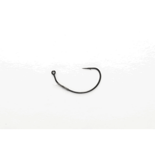 DECOY NK HOOK #3 Worm128 (5 pcs/pack) SILKY BLACK fishing terminal tackle — photo 2