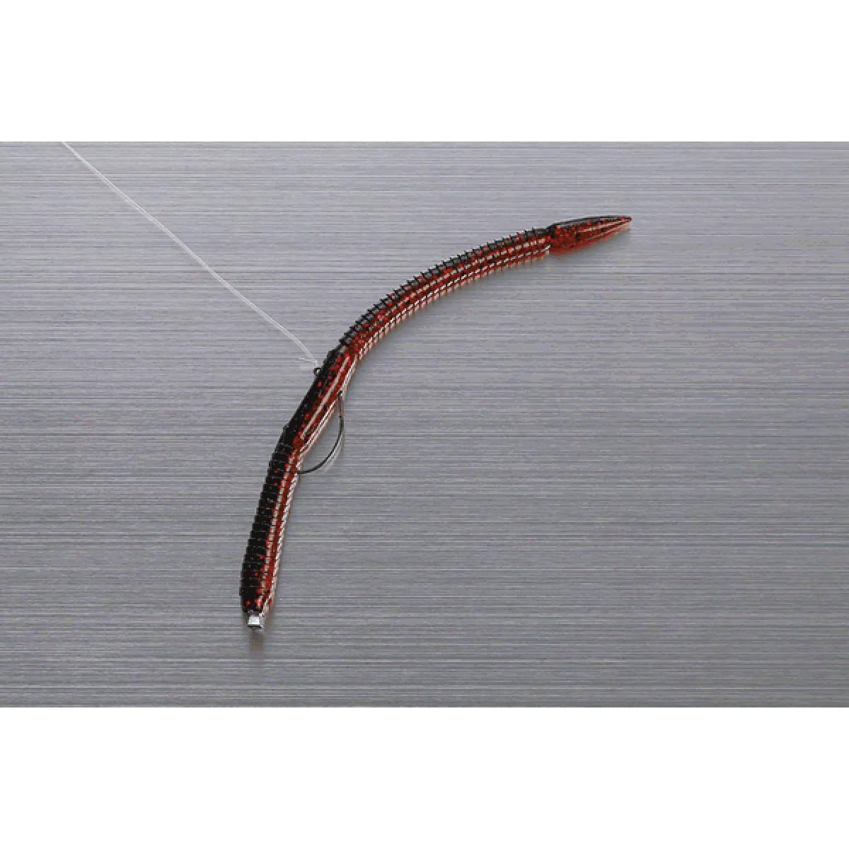 DECOY NK HOOK #1 Worm128 (4 pcs/pack) SILKY BLACK - Britannic Trade