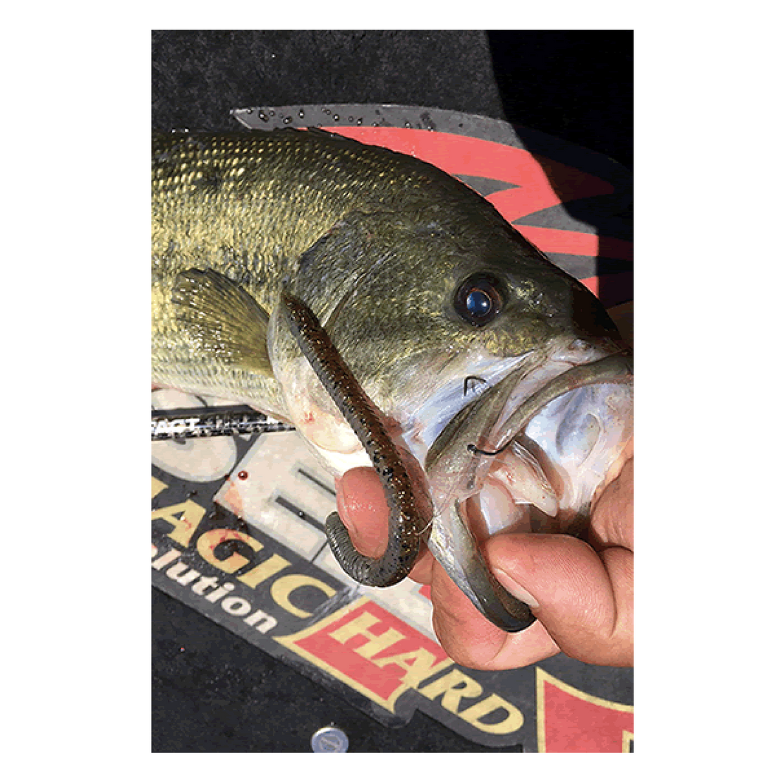 DECOY NK HOOK #1 Worm128 (4 pcs/pack) SILKY BLACK