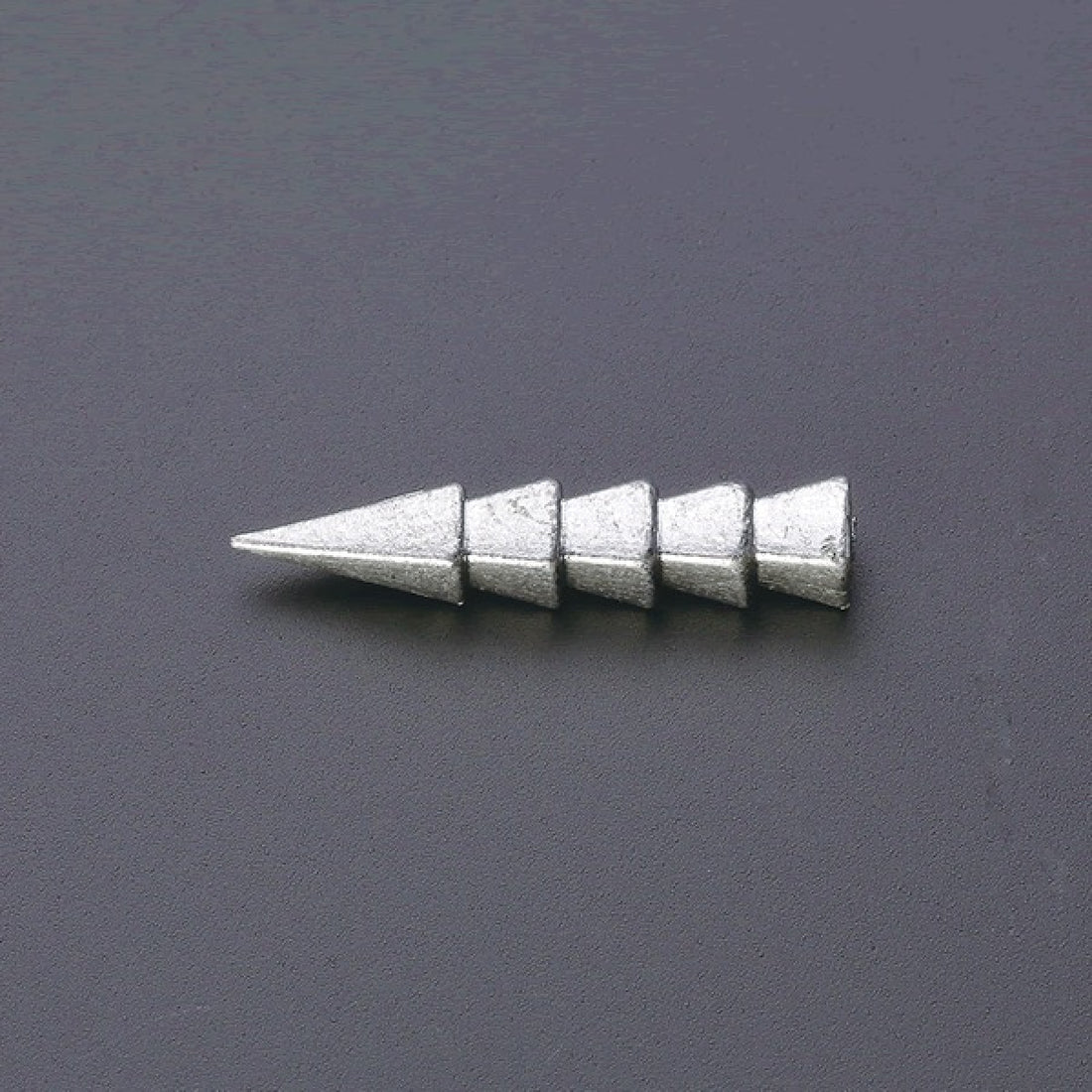DECOY DECOY SINKER TYPE NAIL 0.4g DS-10 (12 pcs/pack) SILVER fishing terminal tackle — photo 2