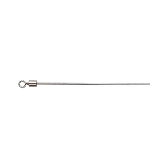 DECOY STRAIGHT SWIVEL #4 SN-10 (9 pcs/pack) SILVER fishing terminal tackle — photo 2