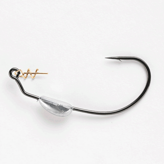 DECOY MAKISASU WEIGHTED #1 WORM 130 NS BLACK fishing terminal tackle — photo 2