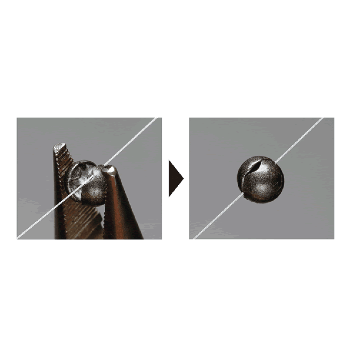 DECOY DECOY SINKER TYPE SHOT 3.5g DS-11 (6 pcs/pack) GUN BLACK - Britannic Trade