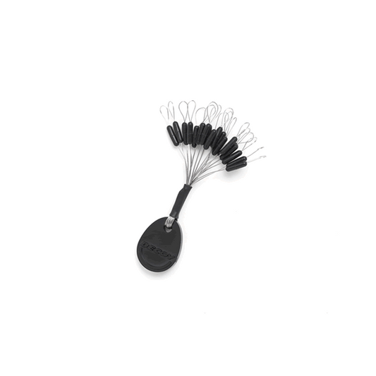 DECOY MULTI SINKER LOCK L L-12 (18 pcs/pack) BLACK fishing terminal tackle — photo 2