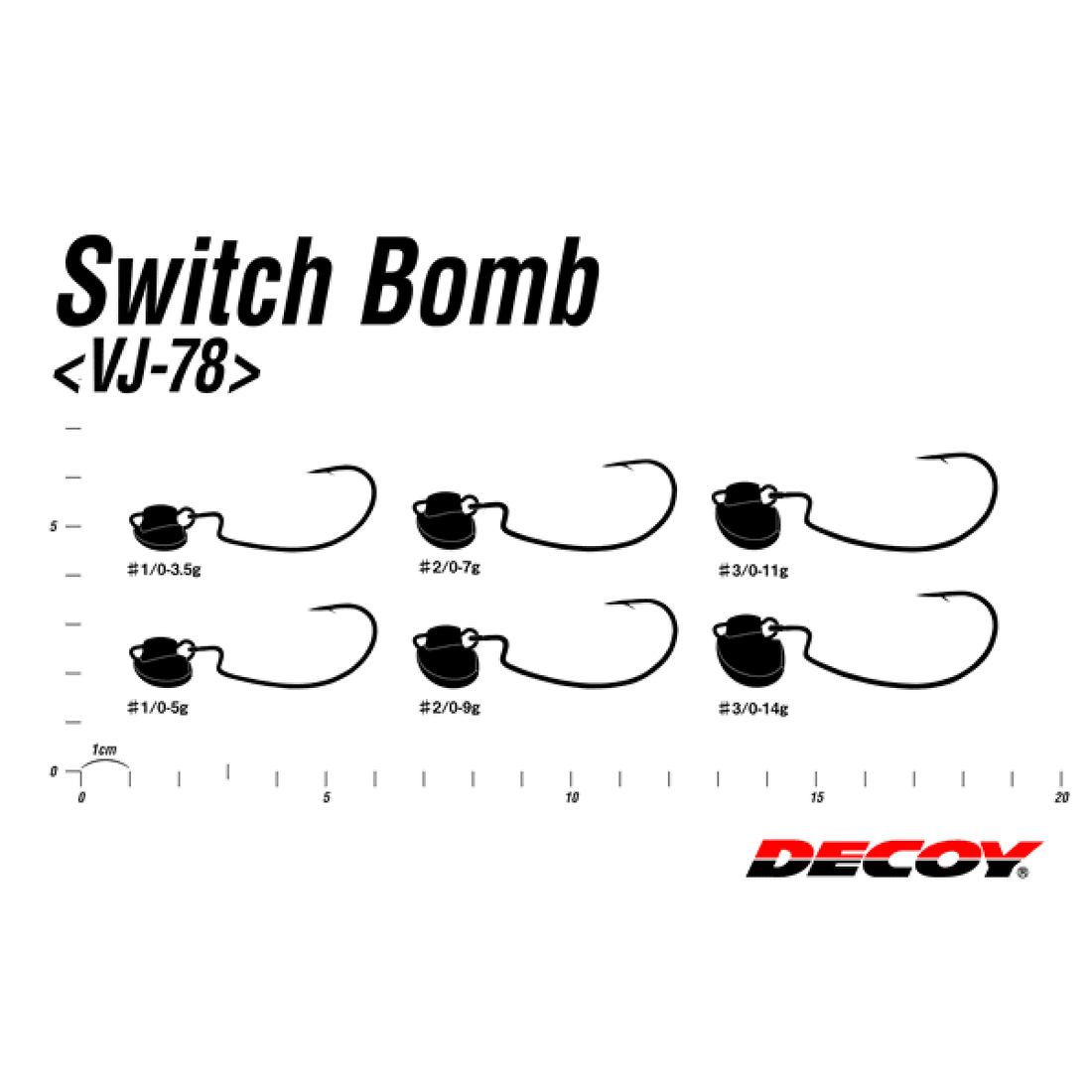 DECOY SWITCH BOMB #1/0-5g VJ-78 GUN BLACK × NS BLACK - Britannic Trade