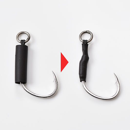 DECOY TUNING TUBE 1.0mm : LENGTH 1m BLACK fishing terminal tackle — photo 2