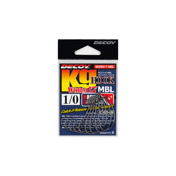 DECOY Worm 17 KG Hook MBL #1/0 (9pcs/pack)