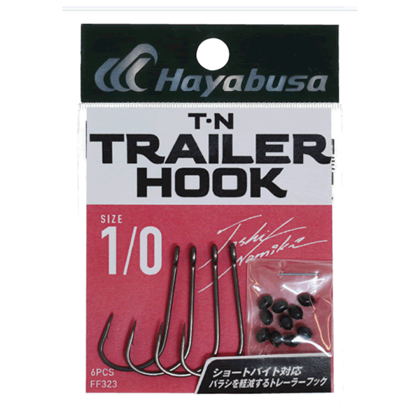 Hayabusa T-N TRAILER HOOK ll #1/0 FF323 (6 pcs/pack)