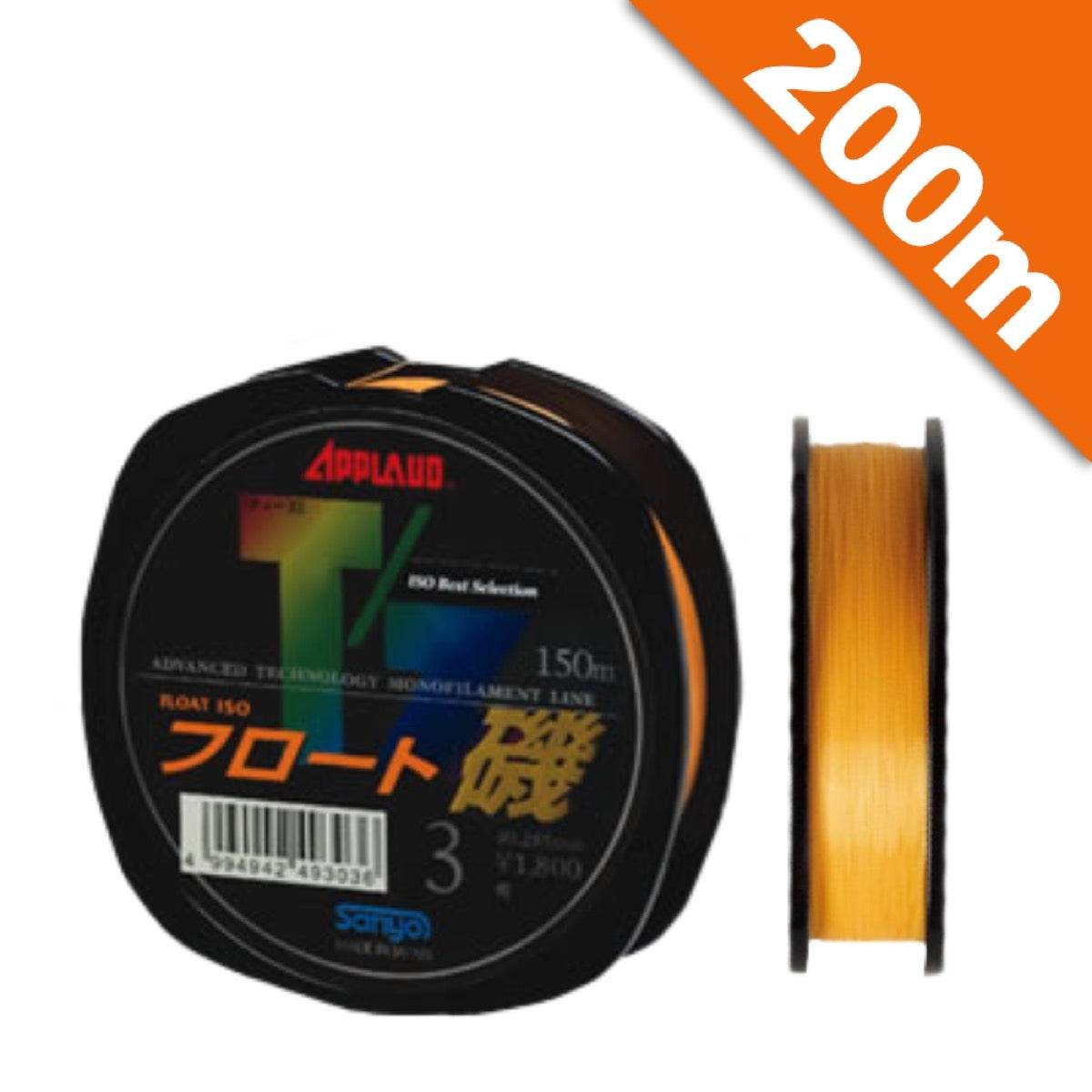 APPLAUD APPLAUD T/Z FLOAT ISO #4 - 150m NYLON ORANGE - Britannic Trade