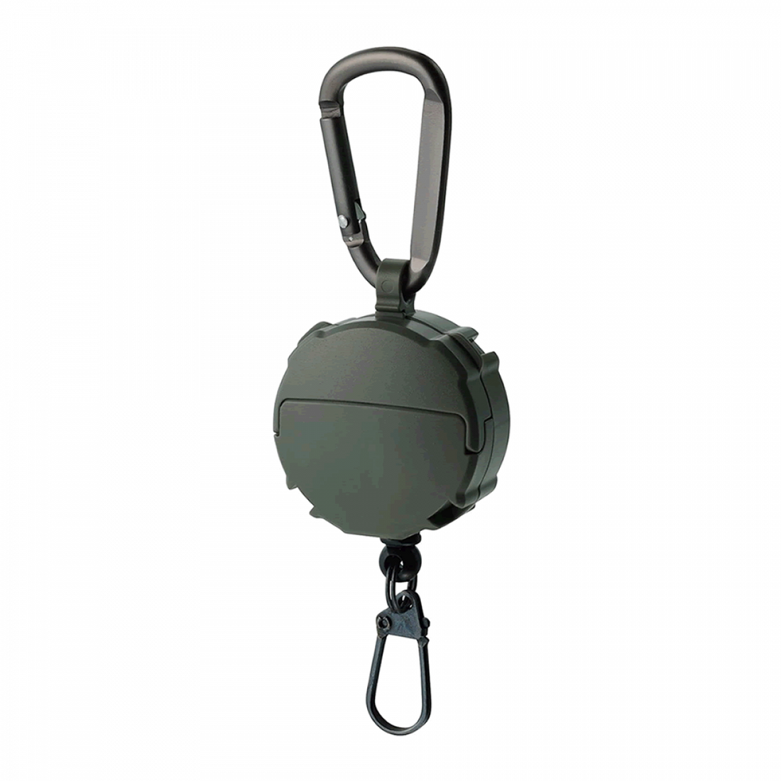 DAIICHISEIKO CLIP ON REEL + MICRO CASE 115 x 36 x 34mm 22.0g FOLIAGE GREEN fishing accessory