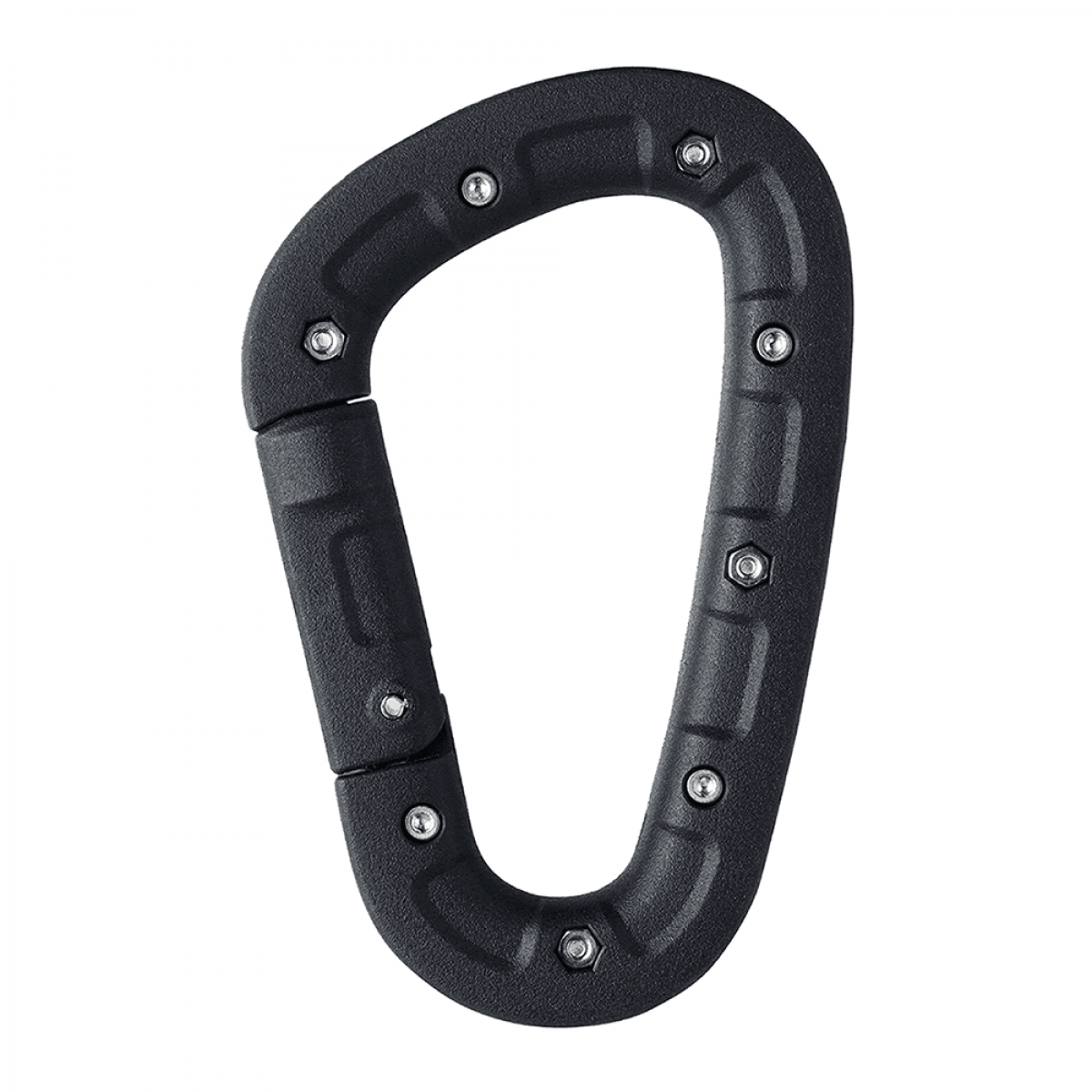 DAIICHISEIKO CARABINER KITTER 93 x 59 x 15mm BLACK - Britannic Trade