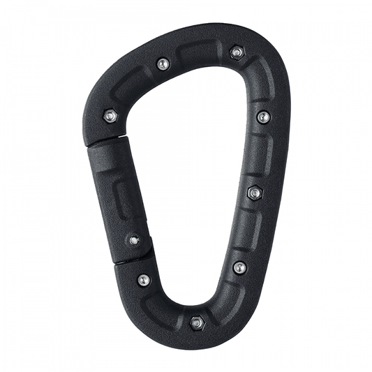 DAIICHISEIKO CARABINER KITTER 93 x 59 x 15mm BLACK - Britannic Trade
