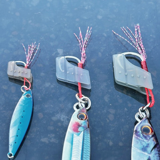 DAIICHISEIKO MC SINGLE HOOK COVER M: 19mm x 24mm x 6mm (8pcs / pack) fishing accessory — photo 2