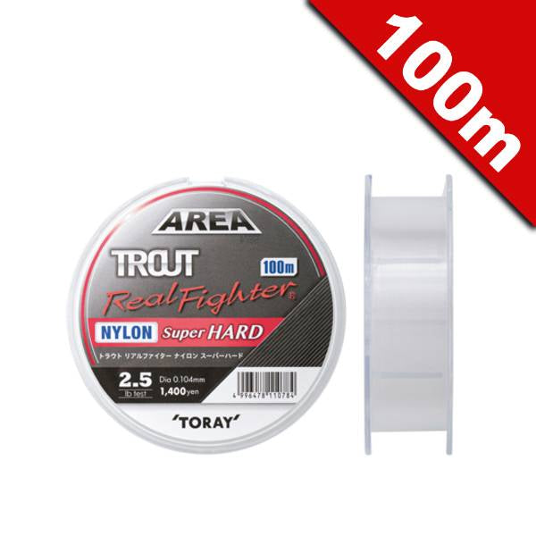 TORAY TROUT REAL FIGHTER NYLON SUPER HARD #0.3 (2 lb) - 100m NYLON NATURAL