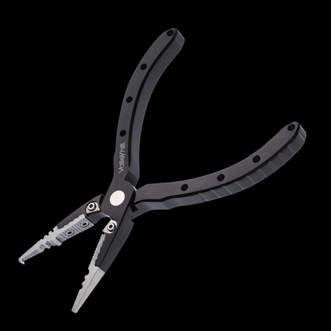 Valleyhill HD ALUMINUM PLIERS 178 type C BLACK fishing accessory
