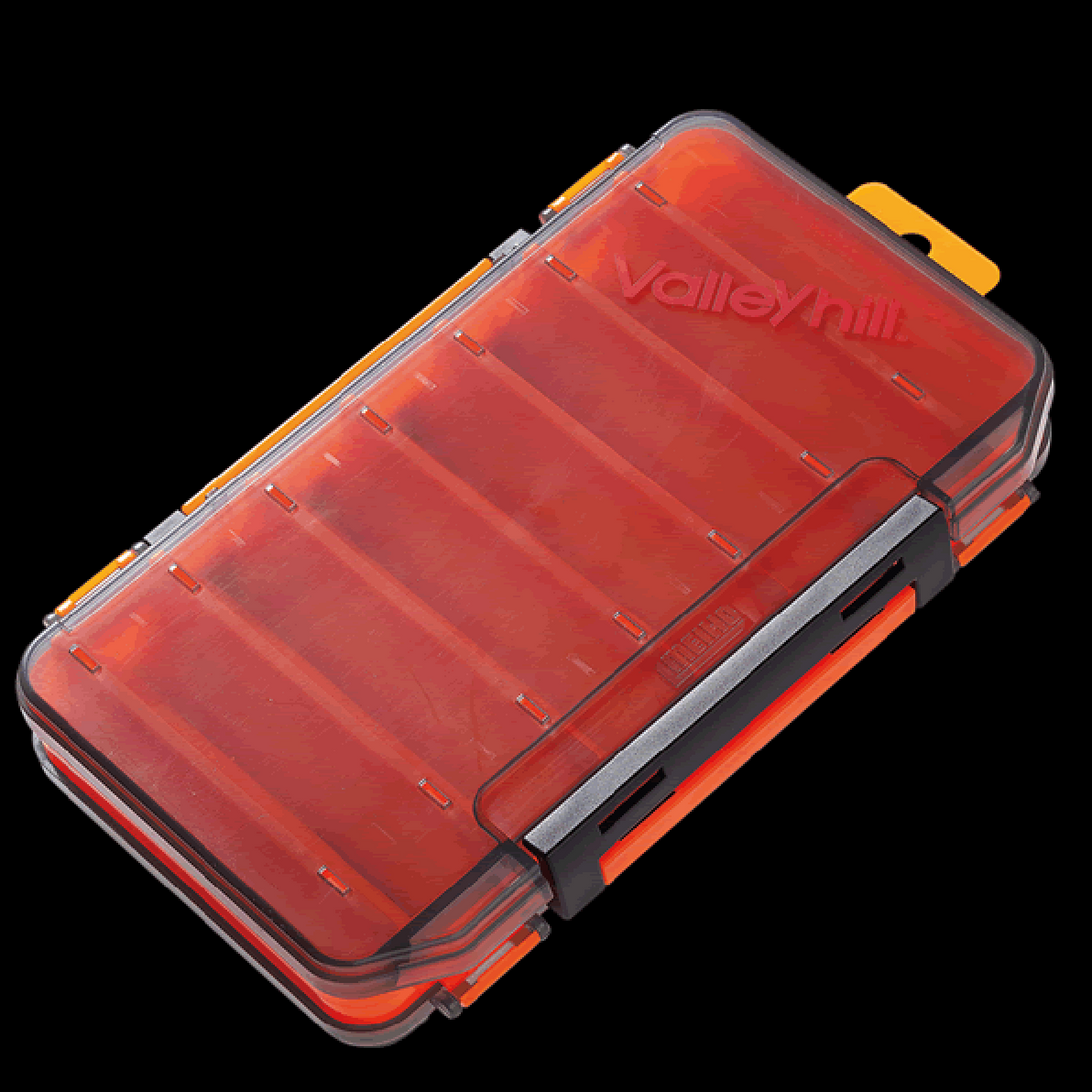 Valleyhill VH LURE CASE REVERSIBLE 100 200 x 126 x 36mm #01 ORANGE fishing accessory