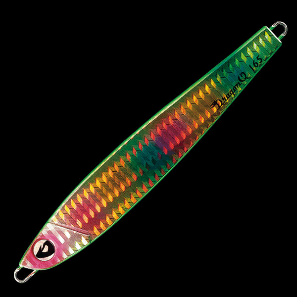 Valleyhill DRAGON Q METAL FLAT 90g 105mm : 90g #2 LIME CHART PARROT saltwater fishing lure