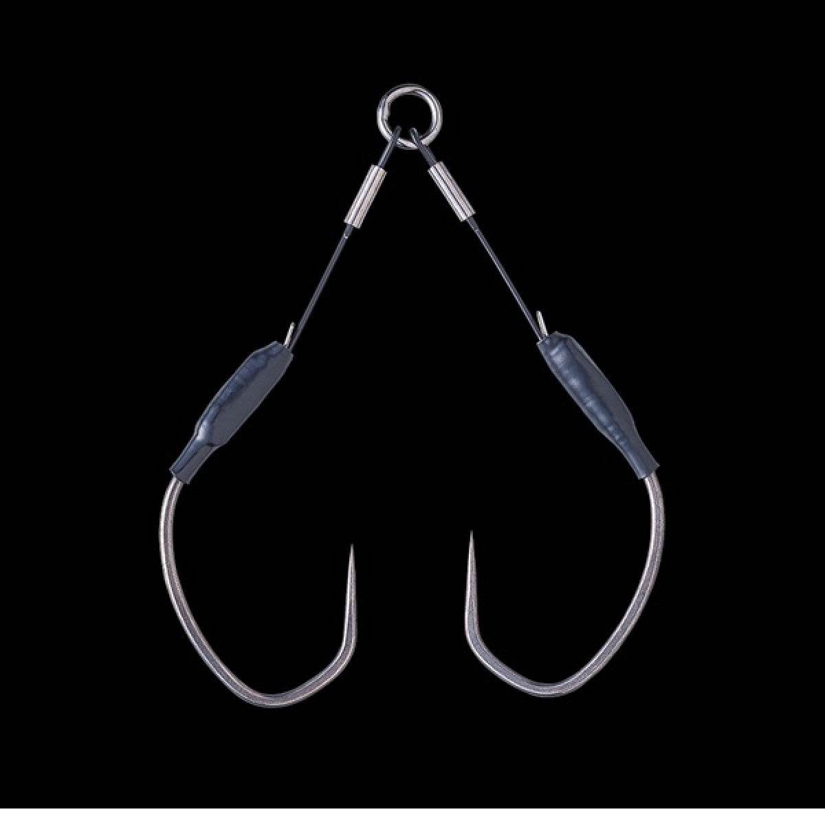 Valleyhill DRAGONQ HOOK DE DRAGON TWIN ASSIST #1 SHORT 2cm (2 pcs/pack) - Britannic Trade