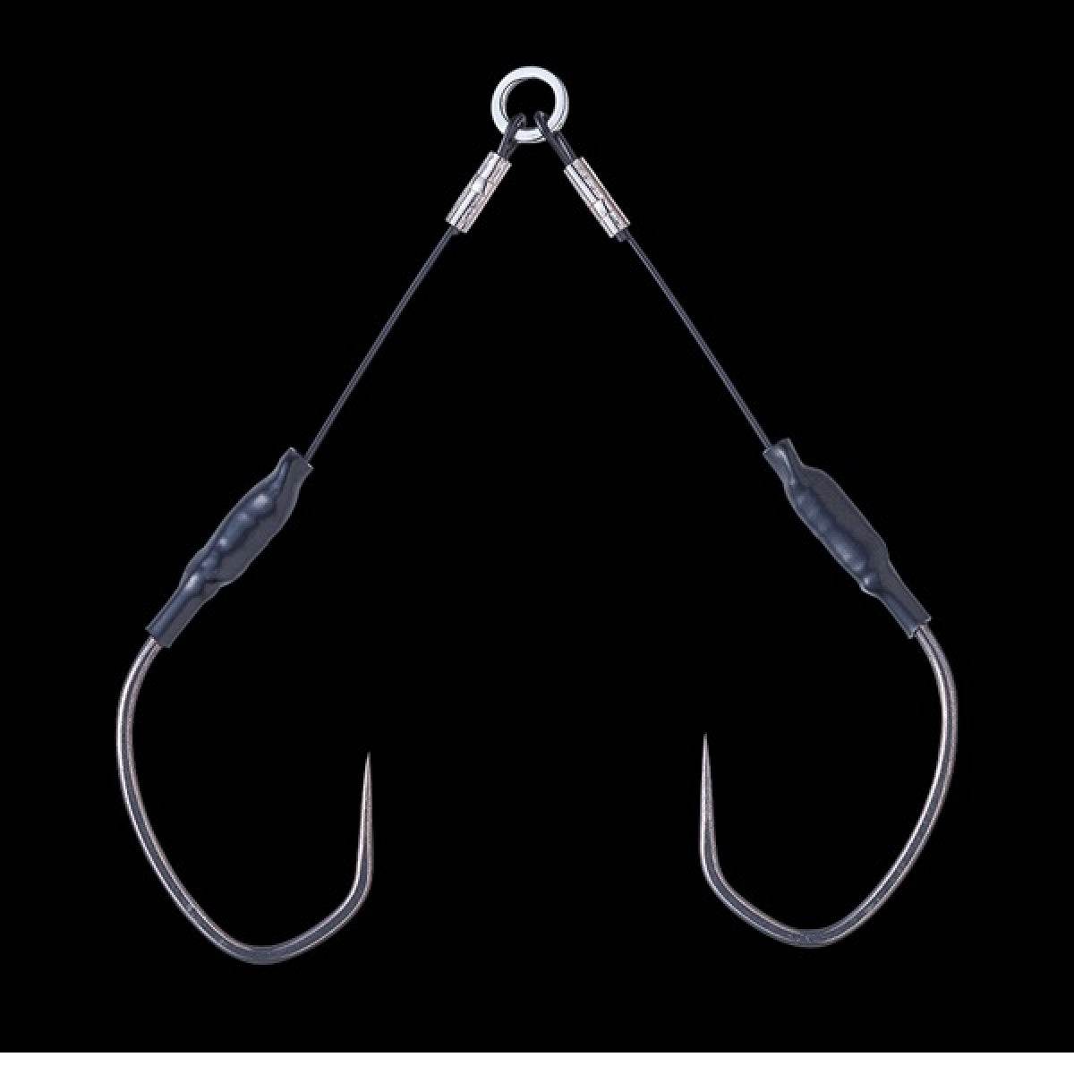Valleyhill DRAGONQ HOOK DE DRAGON TWIN ASSIST #1 LONG 3cm (2 pcs/pack) - Britannic Trade