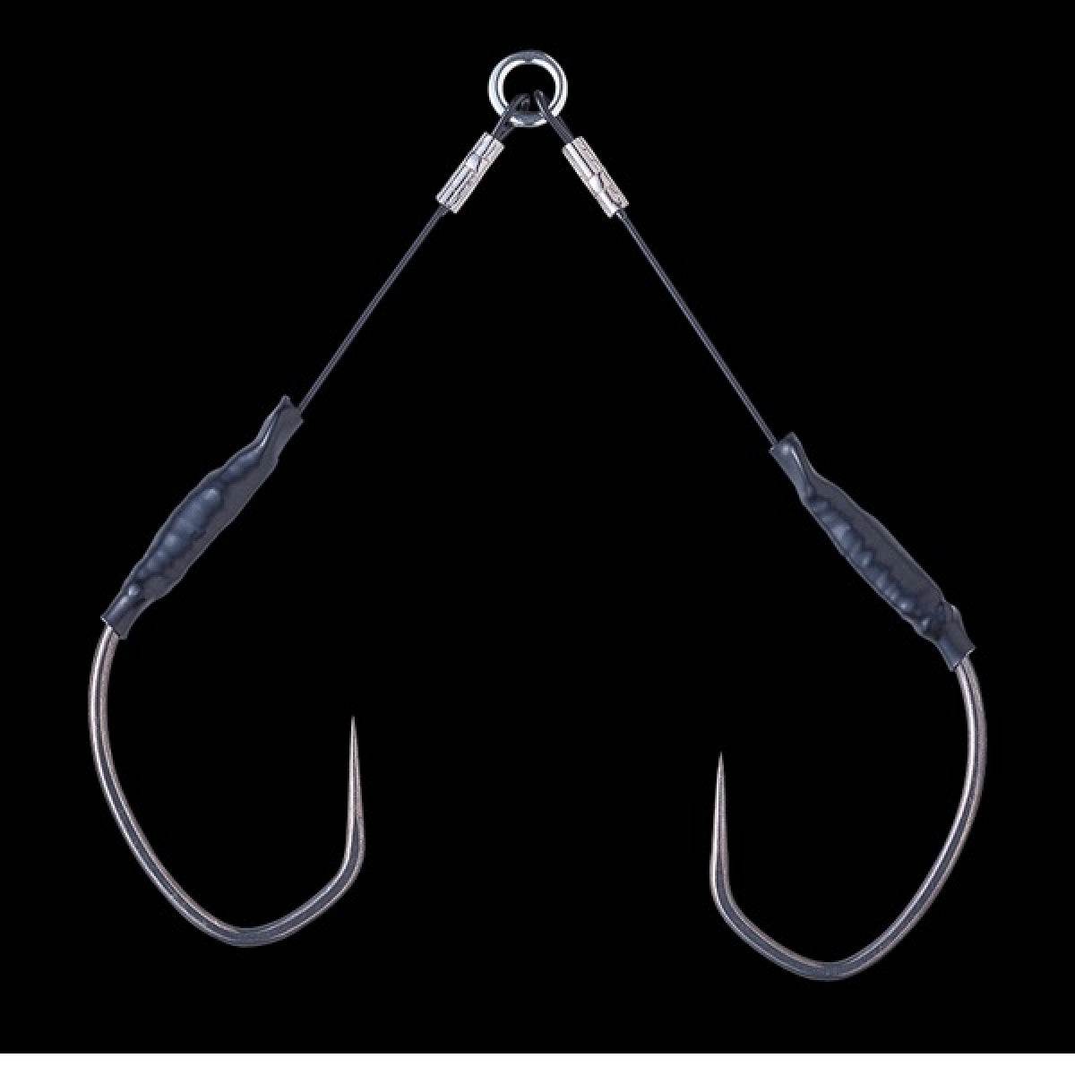 Valleyhill DRAGONQ HOOK DE DRAGON TWIN ASSIST #1/0 LONG 3cm (2 pcs/pack) - Britannic Trade