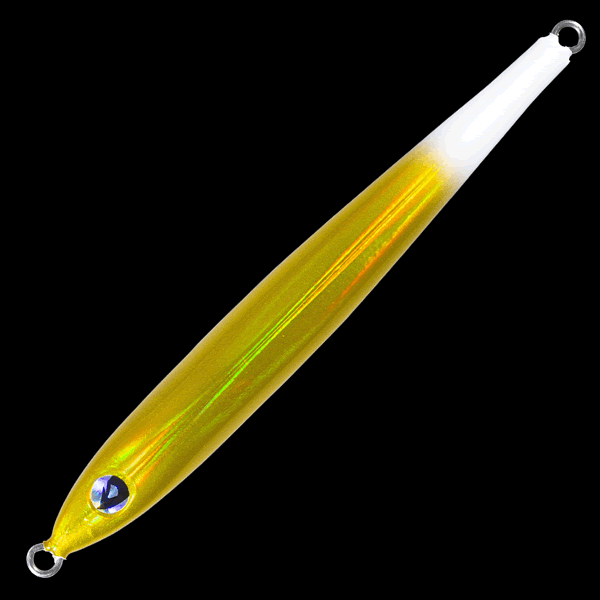 Valleyhill DRAGON Q METAL SLIM 165g 138mm : 165g #17 TANSAI GOLD / GLOW TAIL saltwater fishing lure