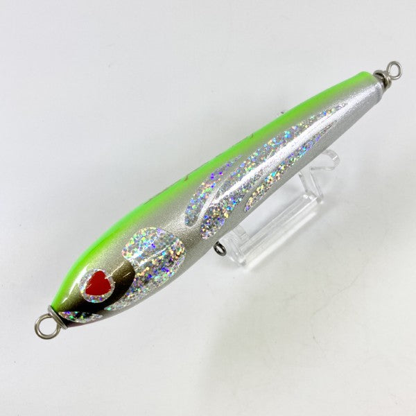 KAMIWAZA DECO PEN ll 140F 140mm : 30g (W/OUT HOOK) Floating 213 KK LIME GREEN saltwater fishing lure — photo 3