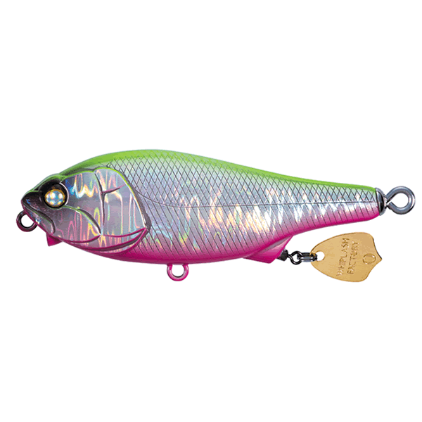 Whiplash Factory FLUTTERIN' WIRE-75F 75mm : 12.1g FS13MGG CHART BACK PINK BELLY freshwater fishing lure