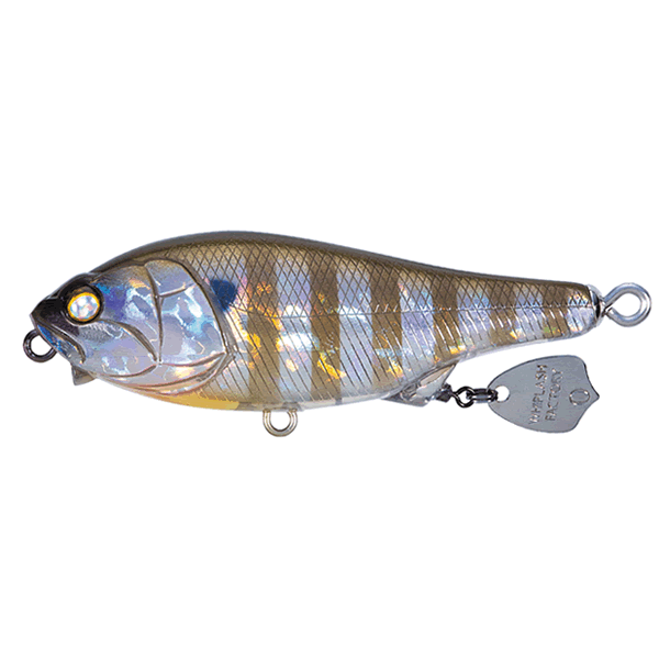 Whiplash Factory FLUTTERIN' WIRE-75FP 75mm : 12.3g F25WHG BABY BLUEGILL freshwater fishing lure