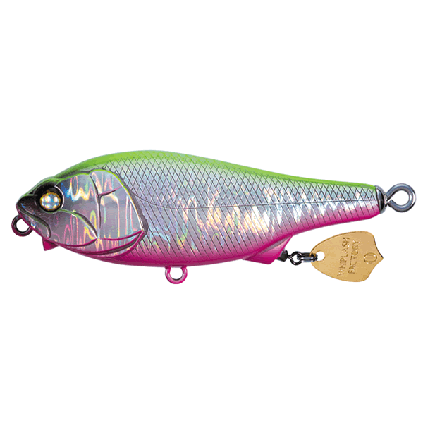 Whiplash Factory FLUTTERIN' WIRE-75FP 75mm : 12.3g FS13MGG CHART BACK PINK BELLY freshwater fishing lure