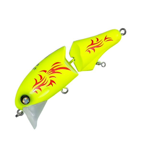 Whiplash Factory LET IT ROLL 81.7mm 18.6g Floating LR1005MFLB MATTE LEMON FIRE WING
