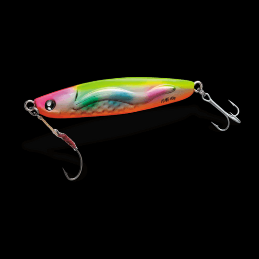 Ja-Do REZAN 40g 78mm : 40g 13 NAITO WITCH/GLOW saltwater fishing lure — photo 2