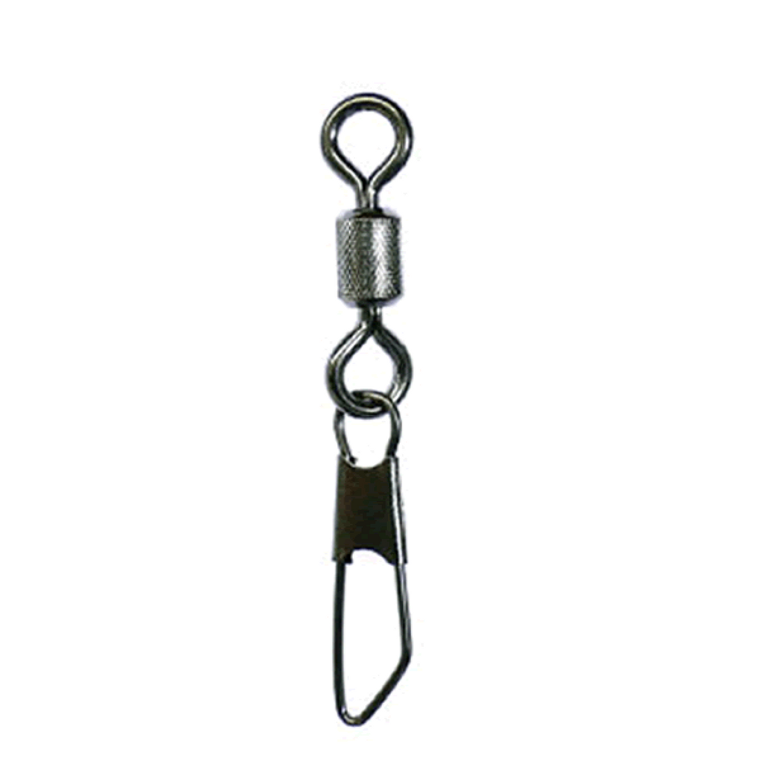 UG SWIVEL ROLLING SWIVEL WITH SAFTY SNAP #1/0 BLACK fishing terminal tackle