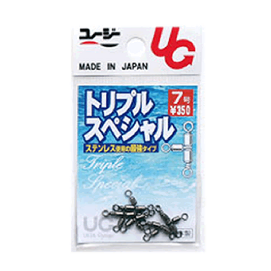 UG SWIVEL TRIPLE SPECIAL #1 BLACK fishing terminal tackle — photo 2