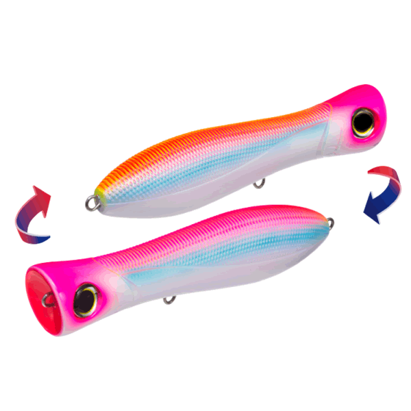 DUEL YO-ZURI BULL POP (F) 150 150mm : 70g FLOATING R1154-CPYP-PEARL YELLOW PINK