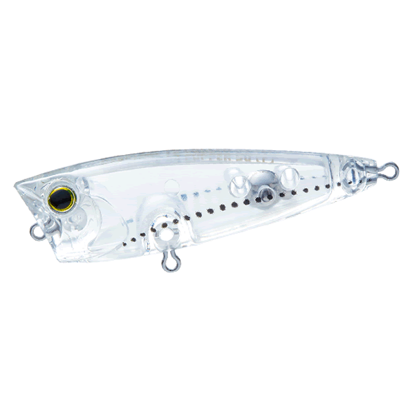 DUEL HARDCORE LG POPPER (F) 50 50mm : 4.5g FLOATING F1203-TMSR CLEAR SHIRASU saltwater fishing lure