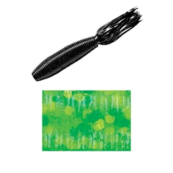 Gary YAMAMOTO FAT IKA 100mm 169 CHART REUSE / CHART & GREEN FLAKES