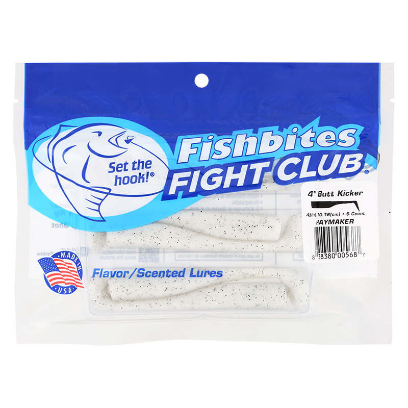 Fishbites Fight Club Butt Kicker 4in Paddle Tail