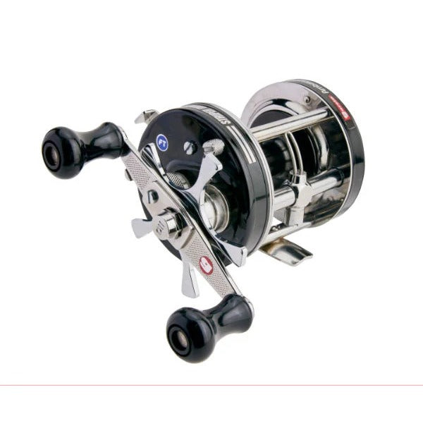 Abu Garcia Ambassadeur 6000 Ambassadeur 6500 Factory Tuned Striper Black Right Hand — product photo