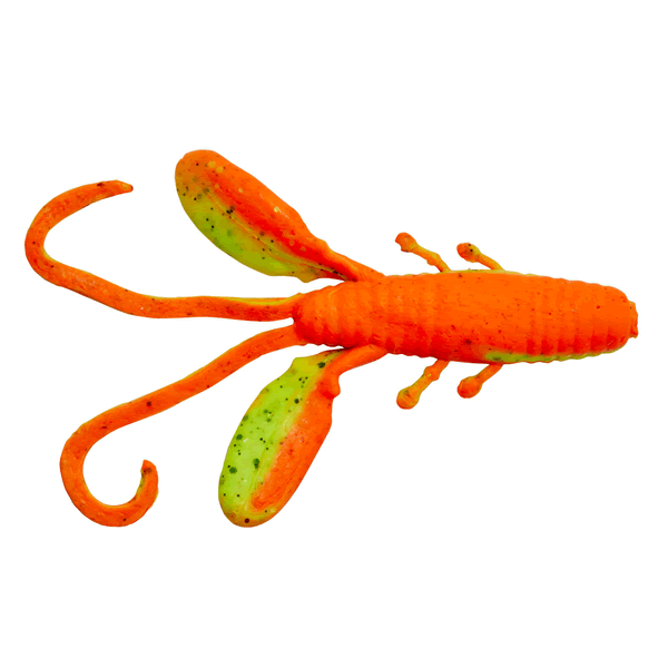 Berkley GULP! SALTWATER FAT HAWG 2.2" (9 pcs/pack) CGBFO CH GREEN BK FLOESCENT ORANGE