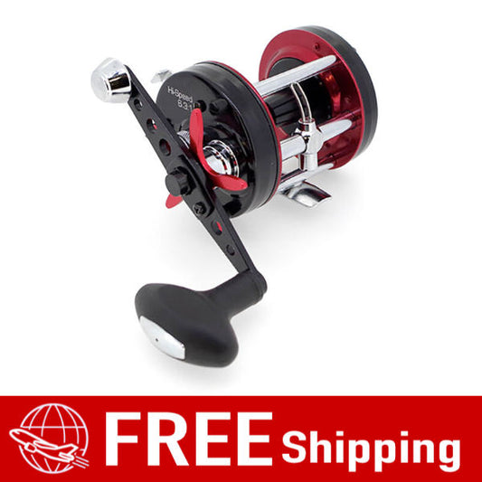 Abu Garcia Ambassadeur 6000 Ambassadeur 6500CS Rocket Black&RED High-Speed Right Hand