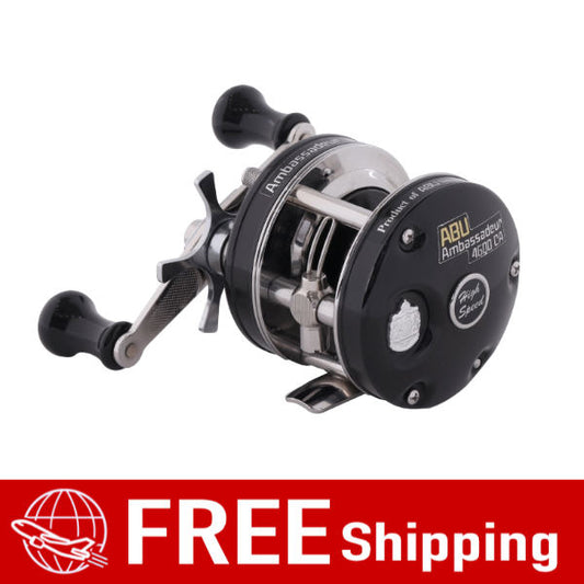 Abu Garcia Ambassadeur 4000 Ambassadeur 4600CA Factory Tuned Black Right Hand