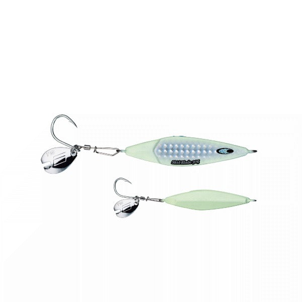 Abu Garcia Skid Blade 128mm : 40g Sinking GLOW SILVER