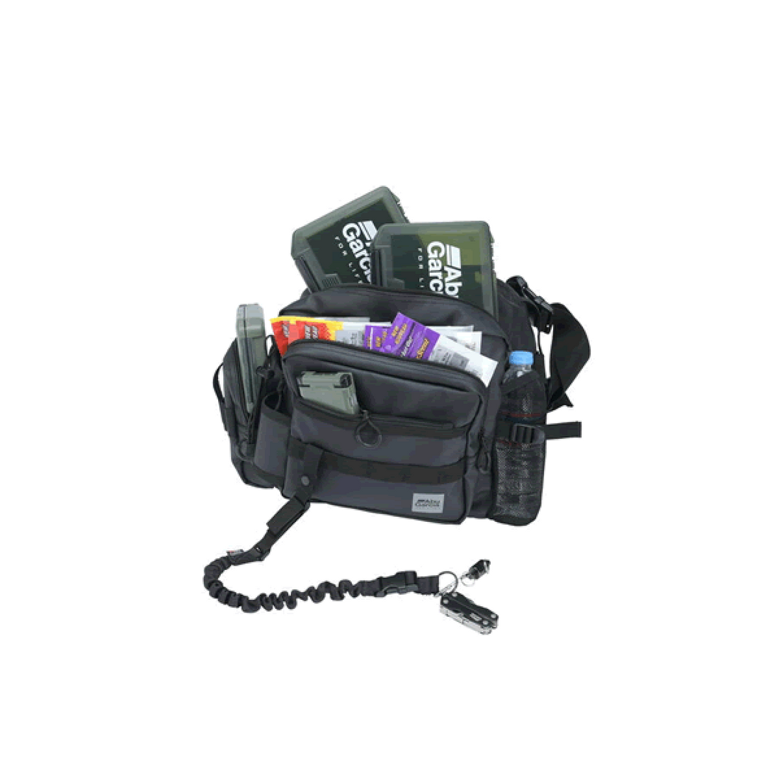 Abu Garcia ABU ONE SHOULDER BAG 3 W27cm x H10cm x D24cm COATING BLACK fishing accessory — photo 2