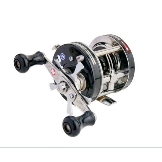Abu Garcia Ambassadeur 5000 Ambassadeur 5500 Factory Tuned Striper Black Right Hand — product photo
