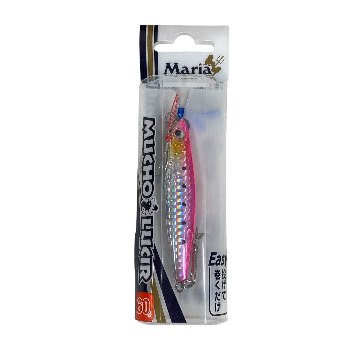 Maria MUCHO LUCIA 60g 80mm : 60g 15H PINK IWASHI - Britannic Trade